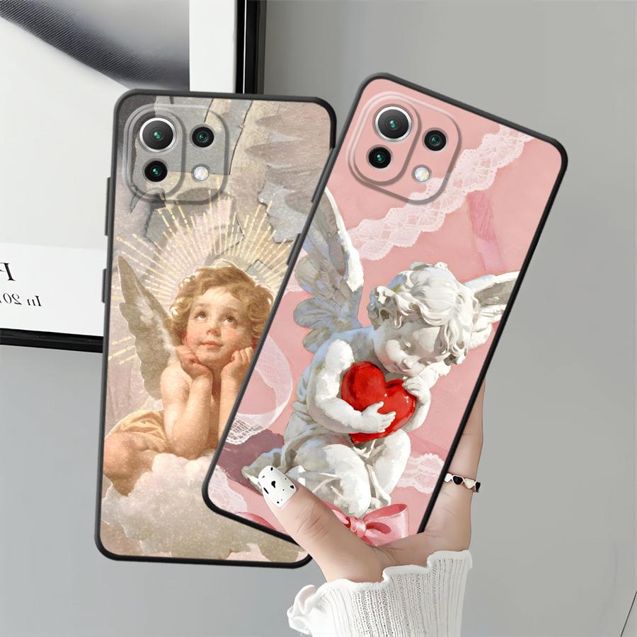 Милый ангельский чехол для Xiaomi Mi 11 12T Pro 10T 11T 13 Lite 12 14 12X Funda Чехол для телефона