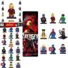 Superhero Minifigures Building Blocks Toy Includes Iron Man Captain America Wolverine And More!