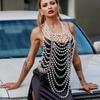 Medium To Long Multi-layer Luxury Pearl Chain Body Chain