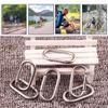 Aluminum Rings Outdoor tool Camp Mountaineering Hook Climing Carabiner Buckle Keychain Travel Kit