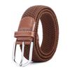 "Trendy Men's & Women's Braided Belts - Elastic Pin Buckle, Korean Style Casual Canvas"