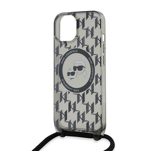Etui do iPhone 15 Karl Lagerfeld MagSafe Czarny