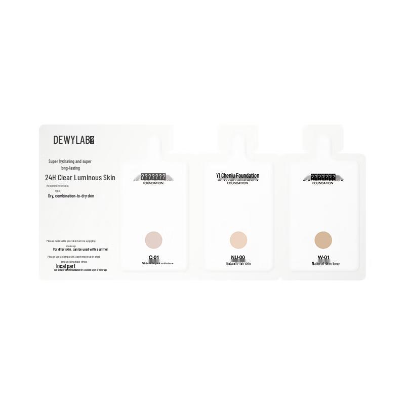 DEYI Morning Mist Foundation Sample Card