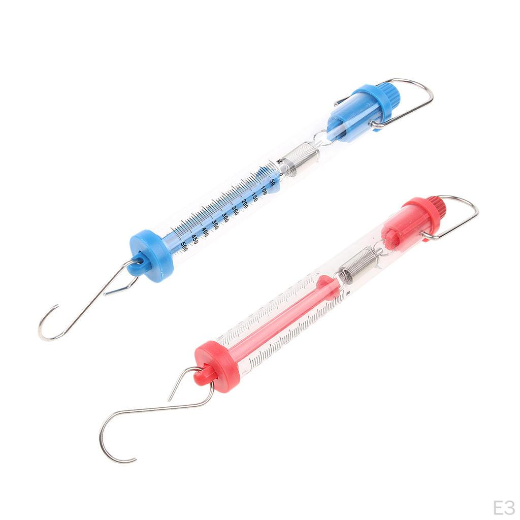 5N Meter Force Spring Dynamometer Dual-scaled Balance for School Physical Experiment