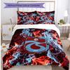 Trabzonspor FC Printed 3PCS Bedding Set Breathable Duvet Cover with Pillowcases Decorative Bed Linen for Bedroom Home