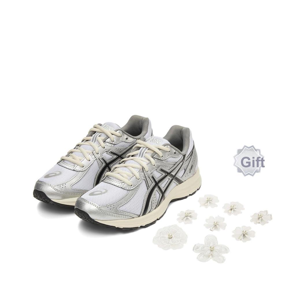 Asics Кроссовки унисекс Jog 100S 2E Широкие белые черные 1201A967-100