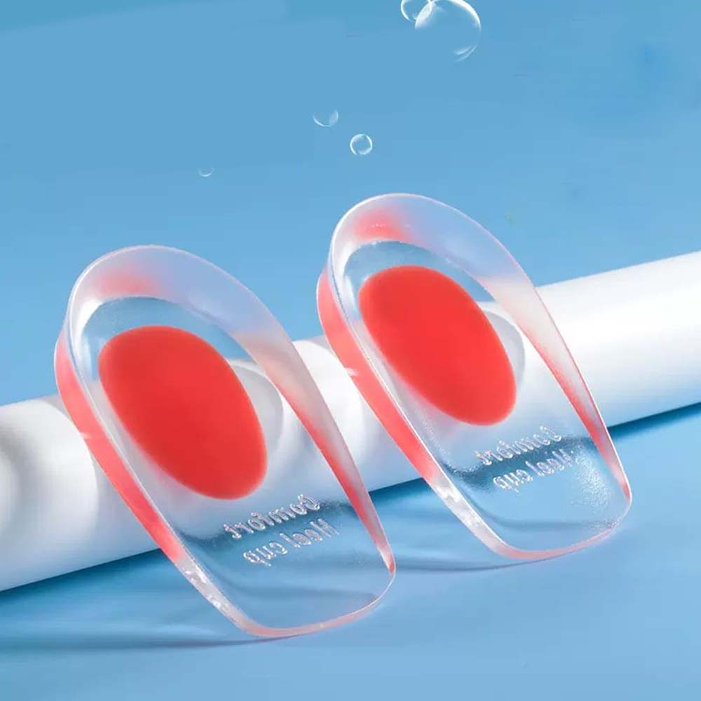 Силиконовые накладки на пятки Гелевые стельки для обуви Мужские Женские Пяточные шпоры Облегчение боли Вставки Подушечка для стопы Увеличение высоты Шаблон Подкладка для обуви