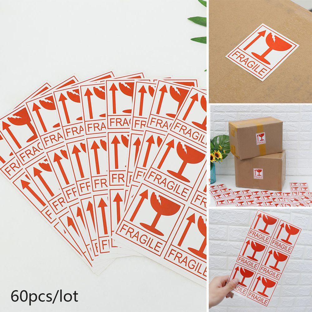 Office Hazard Sign Handle With Care Keep Fragile Warning Sticker Special Tag Shipping Express Label
