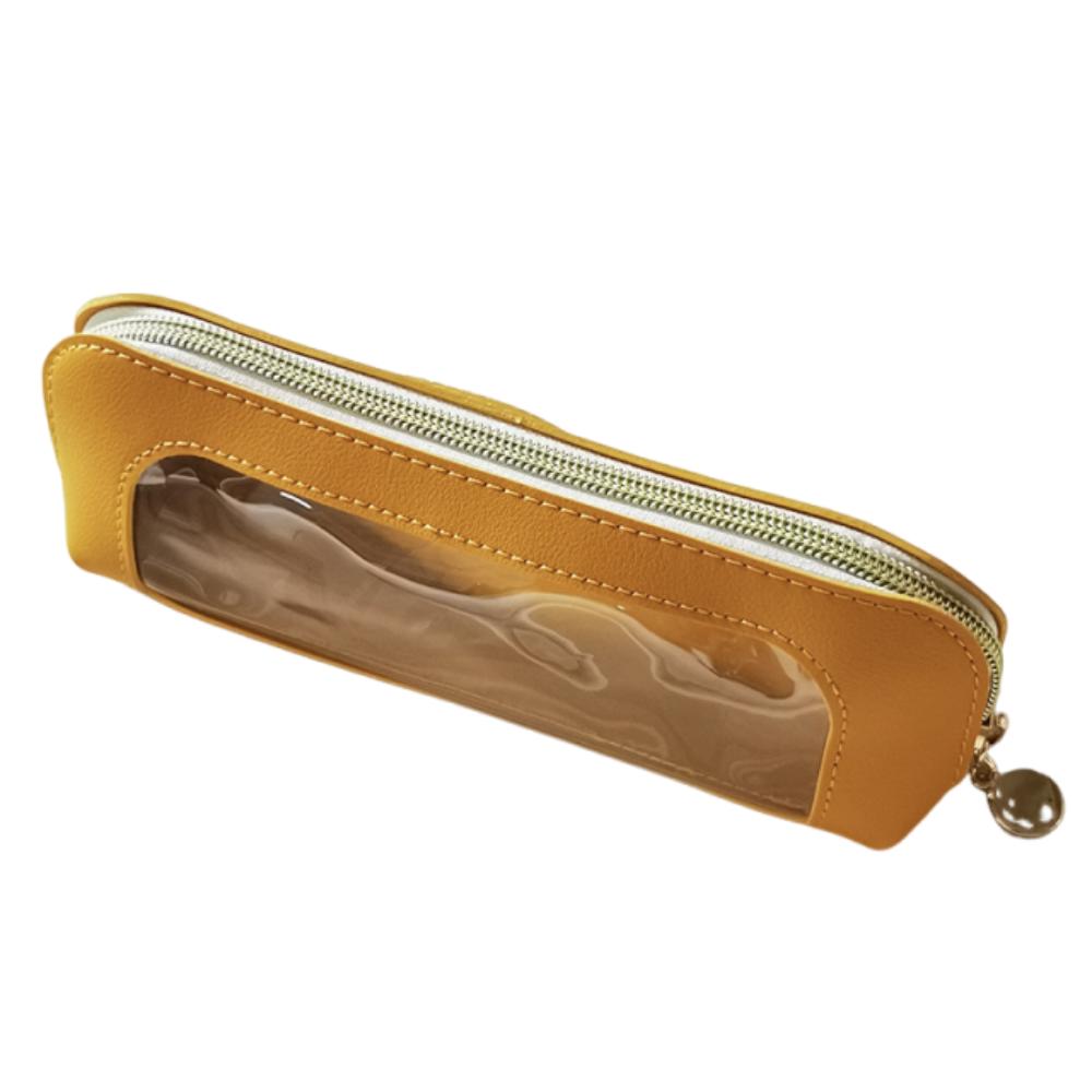 Visible Cosmetic Storage Pouch Waterproof Pencil Case School Stationery Bag School Supplies