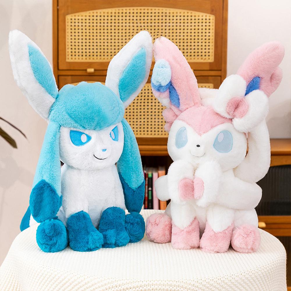 Eevee Plush Stuffed Doll Sylveon Leafeon Espeon Jolteon Glaceon Flareon Eevee Umbreon Soft Plusies ToyChristmas Gifts