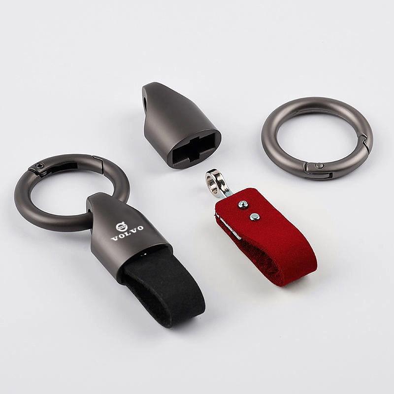 Metal Car Keychain Auto Key Chain Key Ring Gift For Volvo EX30 XC60 XC40 V60 V40 XC90 XC70 V50 S60 V70 S90 Olestar AWD S80 V90