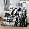 Модный художественный принт Tokio Hotel Рок-группа Плед Роскошная простыня для спальни Наружное путешествие Кемпинг Пикник Дневной перерыв Теплое покрывало Плед