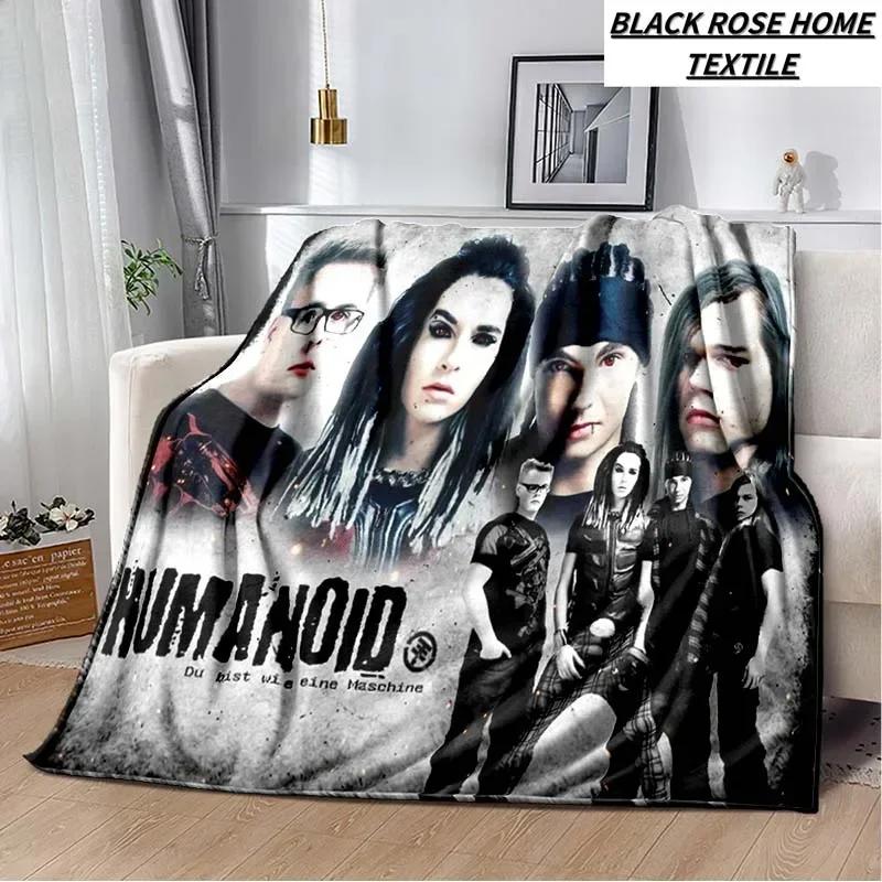 Модный художественный принт Tokio Hotel Рок-группа Плед Роскошная простыня для спальни Наружное путешествие Кемпинг Пикник Дневной перерыв Теплое покрывало Плед