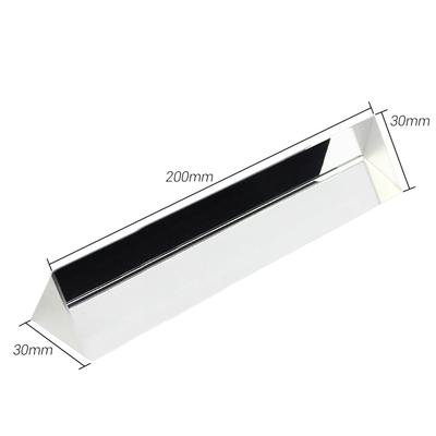 Равносторонняя призма 30 мм, оптическое стекло, треугольная призма, тройная призма для радужной фотографии DIY