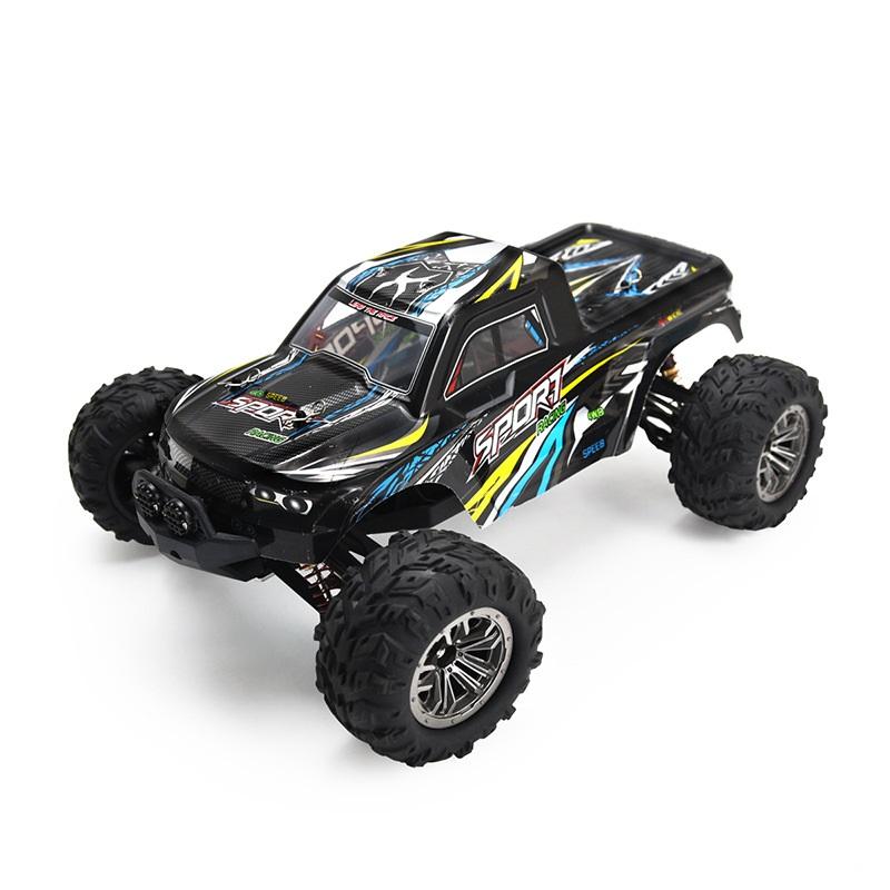 1:10-канальный полнопропорциональный радиоуправляемый монстр-трак 4WD, высокоскоростной 45 км/ч, 2,4 ГГц, внедорожный гусеничный автомобиль с аккумулятором 7,4 В для любителей
