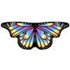 Costume Dress Performance Props Butterfly Wings Shoulder Straps Butterfly Wings Cape Fairy Wing
