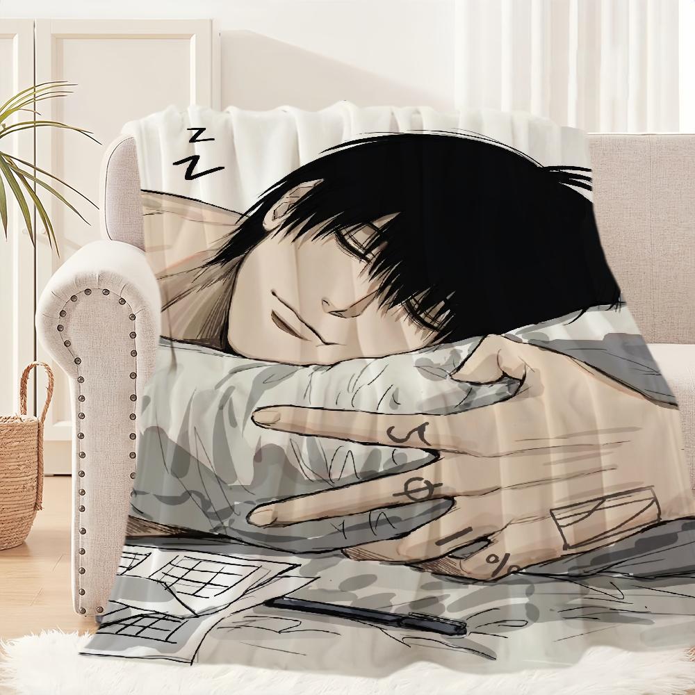 Аниме Йоичи Нагумо Sakamoto Days Плед Плюшевый Накидка Коврик для Дивана Гостиной Теплый Офис Спальня День Рождения Дом Путешествия Детские Подарки