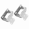 2Pcs Self Closing Cabinet Hinge 1 2in Enhanced Safety Steel Semi Wrap Overlay Cupboard Door Hinge for Kitchen Bathroom