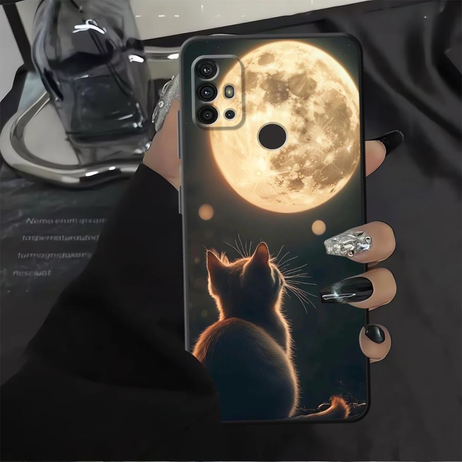 Милый Чехол Котик для Motorola Moto G51 G73 G32 G50 G52 G60s G53 G30 Edge 20 Pro 30 Lite G71 G22 Edge40 Чехол для Телефона