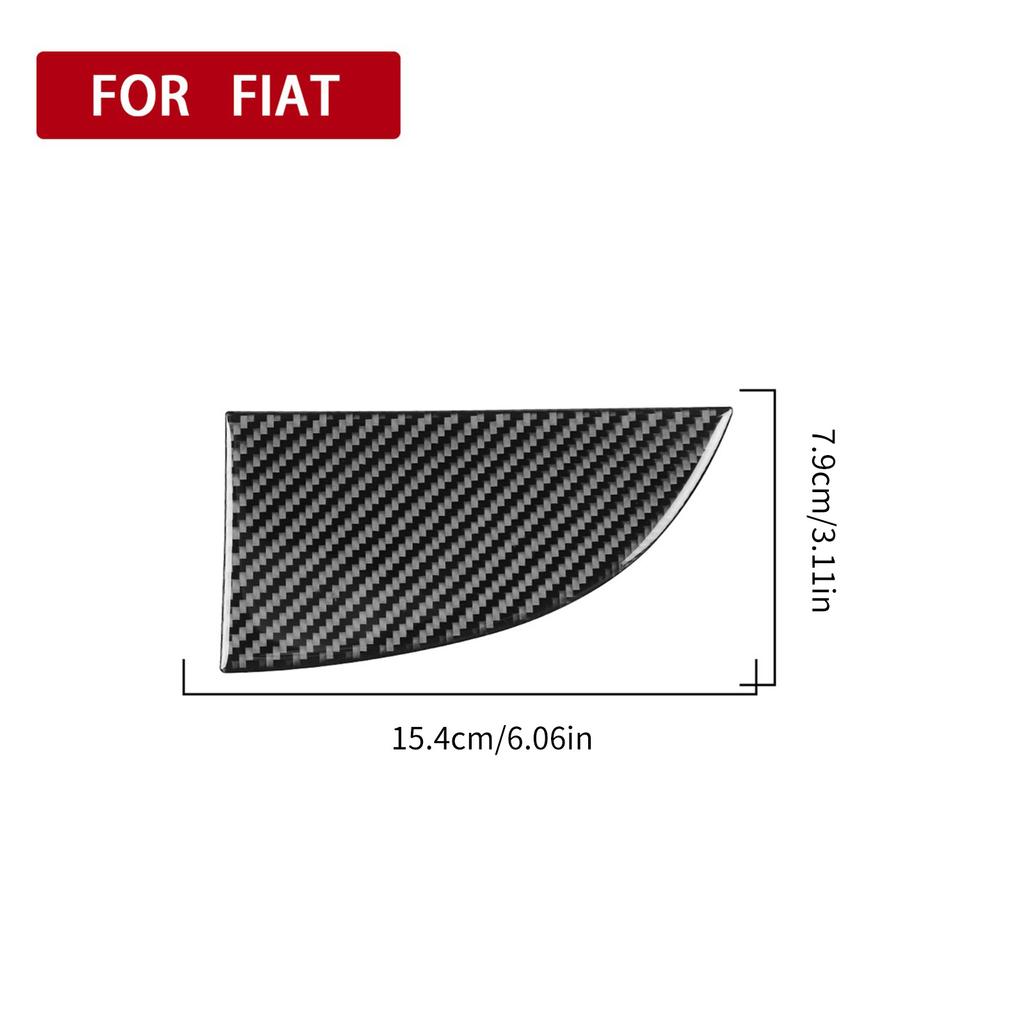 Стильные аксессуары Автомобильная крышка воздухозаборника Наклейки из углеродного волокна Автомобильные декоративные аксессуары для автомобиля для Fiat500
