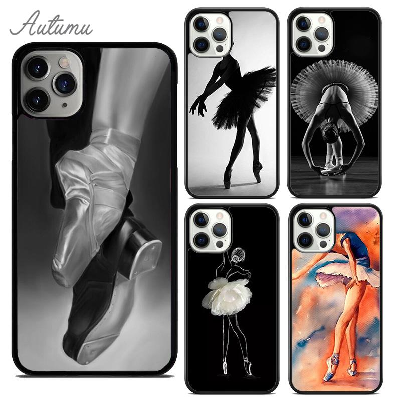 Ballet Ballerina Girl Phone Case for iPhone 11 12 13 14 Pro Max Mini X XR XS SE 2020 6 7 8 Plus Samsung Galaxy S21 S22 Shell