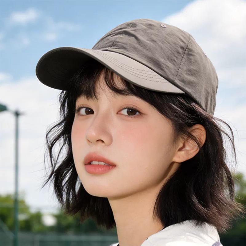 Hat female face small cap outdoor riding hiking breathable sun protection UV shading quick drying baseball cap