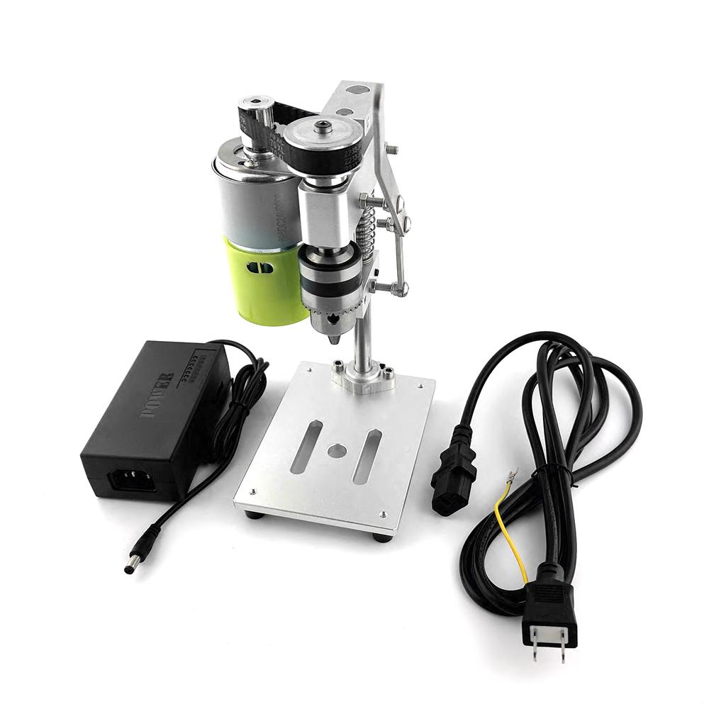 Мини-сверлильный станок для настольного сверлильного станка, сверлильный патрон с переменной скоростью 1,5-10 мм для DIY дерева