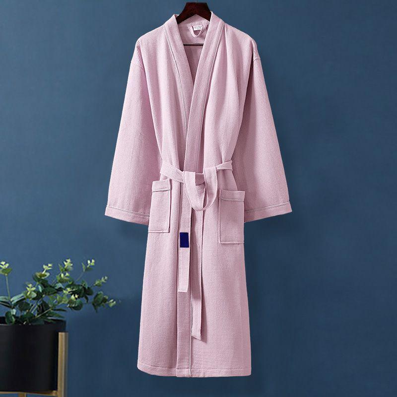 Хлопковый халат-юката G5Z: Впитывающее, быстросохнущее полотенце для мужчин и женщин - Идеально для осенней/зимней одежды для сна после купания