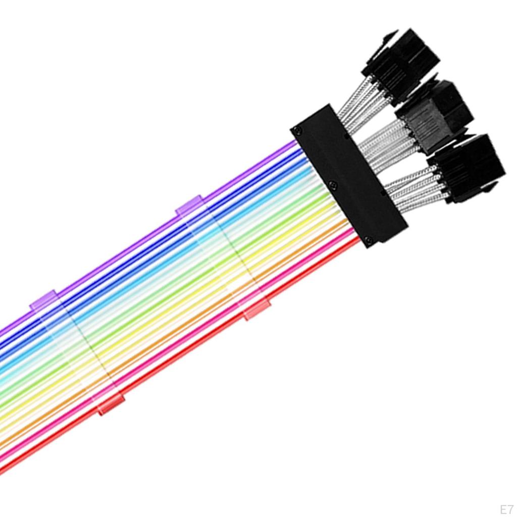 Кабели с оплеткой, набор удлинителей, RGB-кабели для блока питания