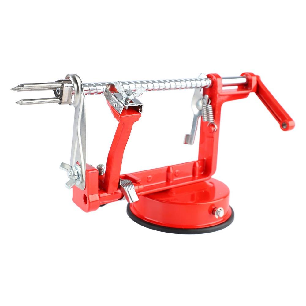 Aluminum Alloy Stainless Steel Apple Peeler Red Apple Peeler Slicer Kitchen Restaurant