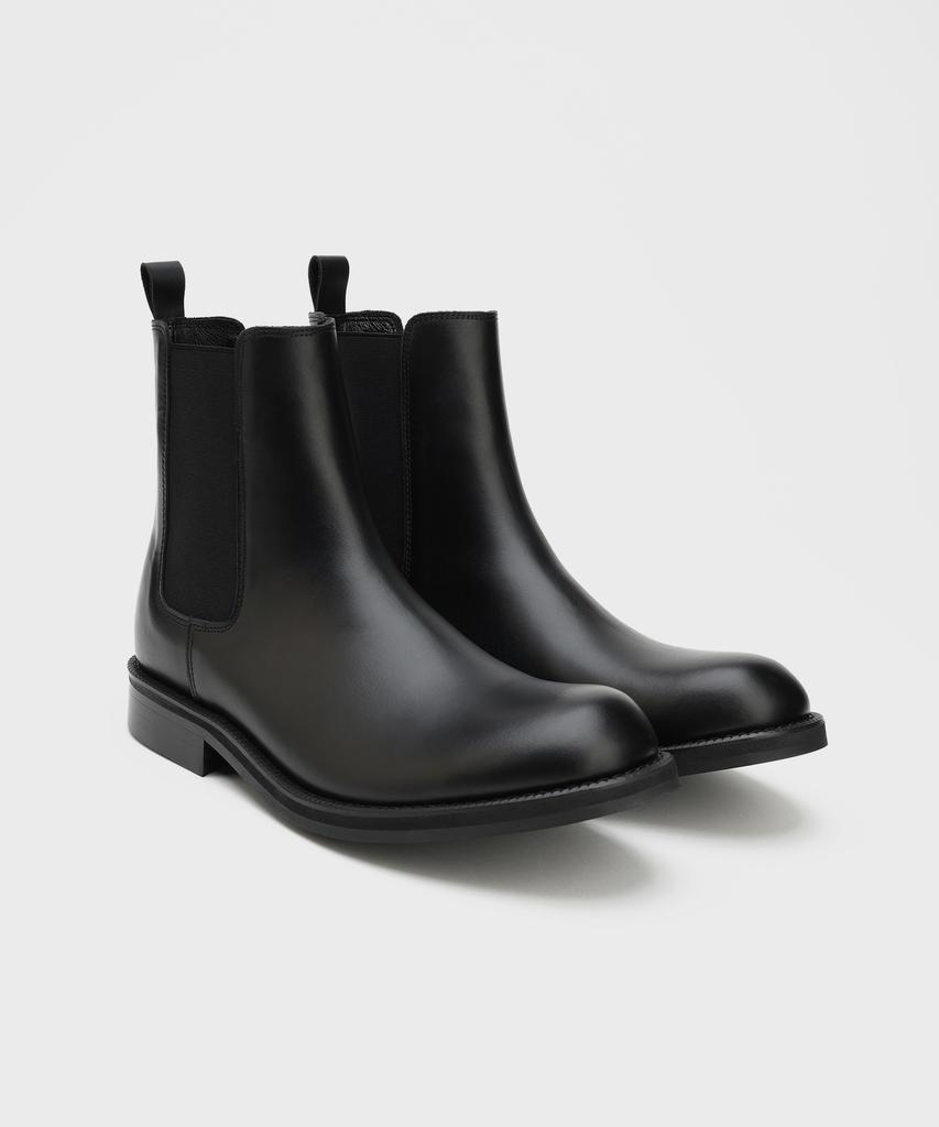 Firenze Atelier [Vibram] All Day Round Toe Chelsea Boots 2600 [Black Fg]