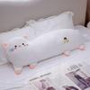 Plush Cartoon Cat Toy Stuffed Doll Sleeping Bed Headrest Decoration Kids Gift