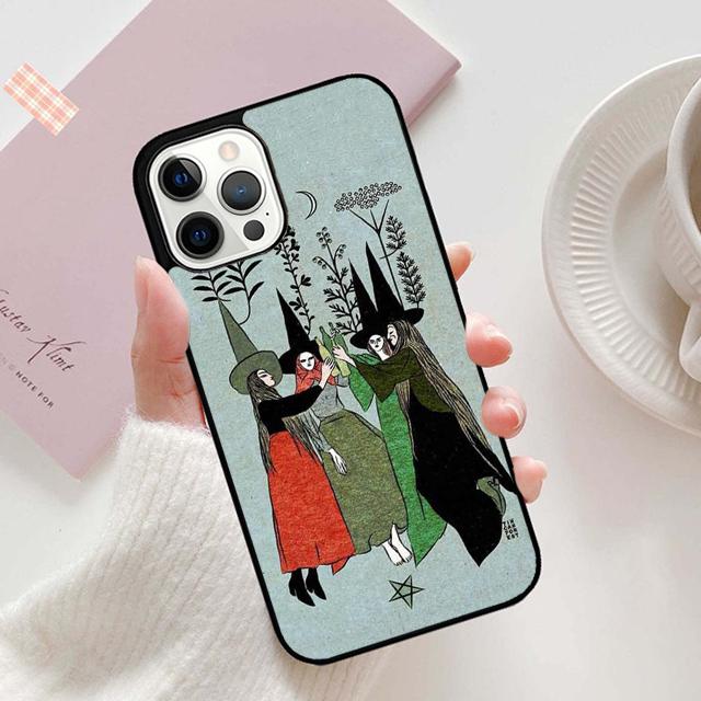 Осенний Круг Ведьм Чехол для Телефона для iPhone 17 Air 16 16e 15 12 11 13 14 Pro Max Apple Plus Coque