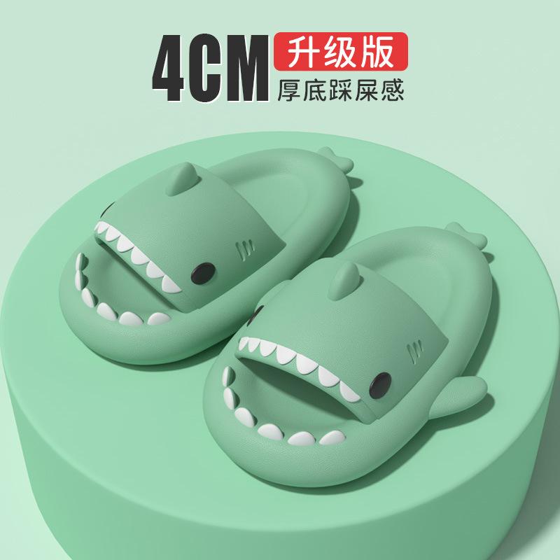 Тапочки Shark женские летние сандалии женские 2024 шлепанцы мужские домашние нескользящие модные туфли для пар на открытом воздухе домашние забавные тапочки