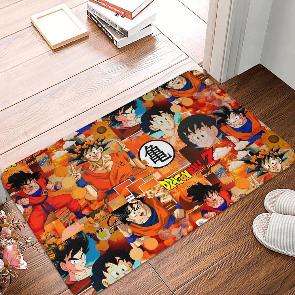 Goku Anime Dragon Ball Doormat Mat Anti-Slip Kitchen Bathroom Toilet Rug Carpet 40*60cm