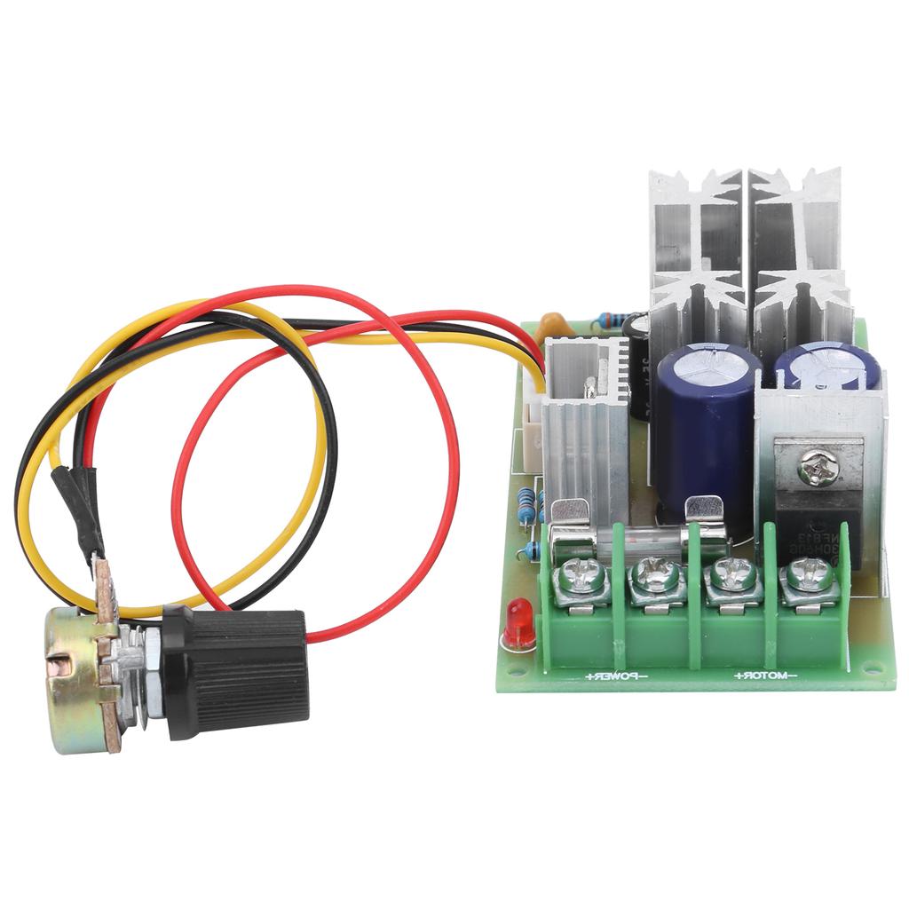 Модуль регулирования скорости двигателя DC12V24V36V48V Высокомощная плата управления ШИМ 20A DC1060V