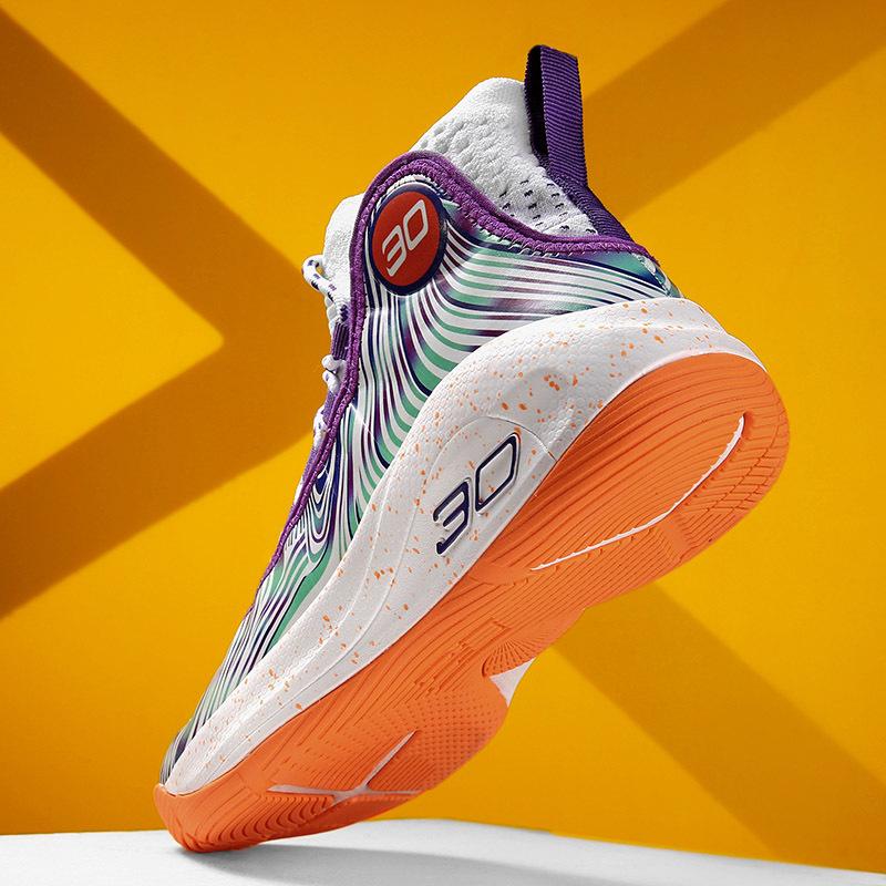 Нет. 30 букв Баскетбольные кроссовки для учеников начальной и средней школы Белые Маленькие белые кроссовки Практичные ботинки для мужской обуви