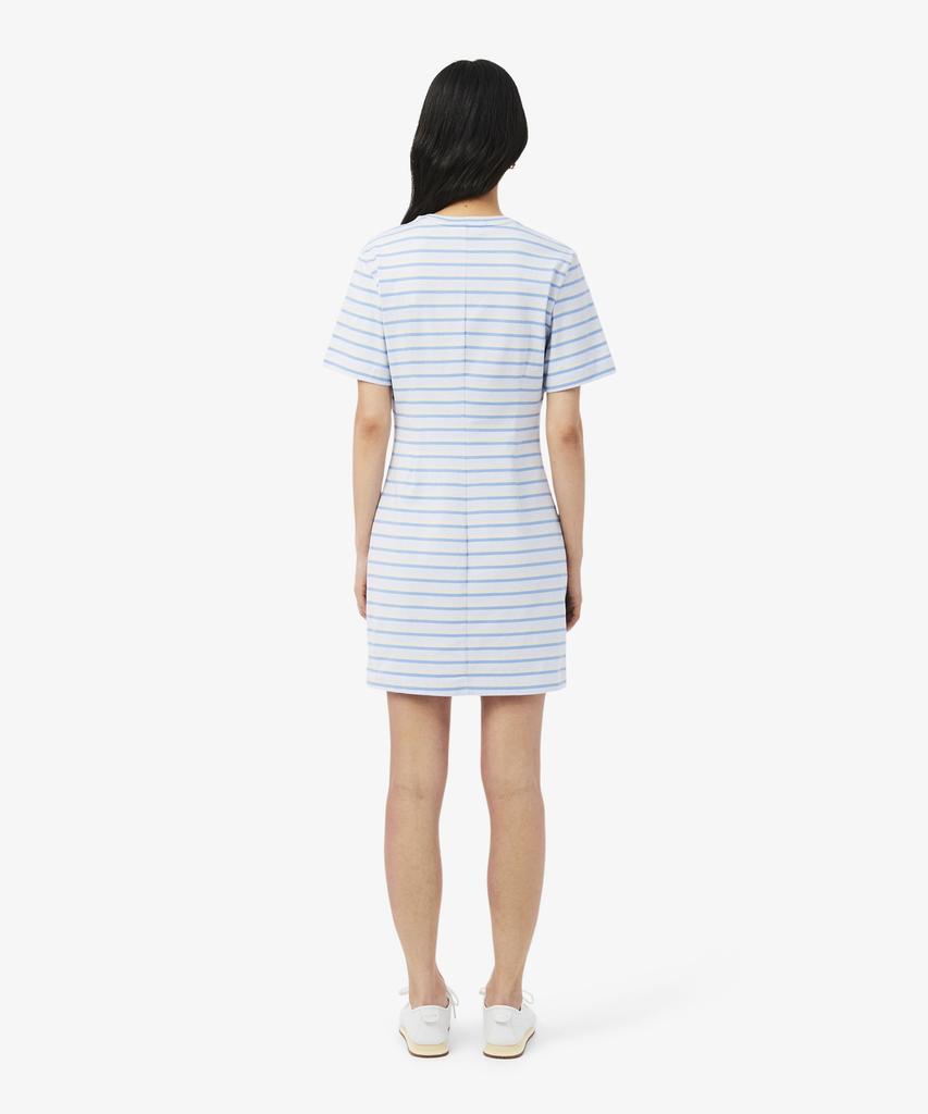 Женское платье-футболка Lacoste в мультиполоску Ef0263-56G 4Bi