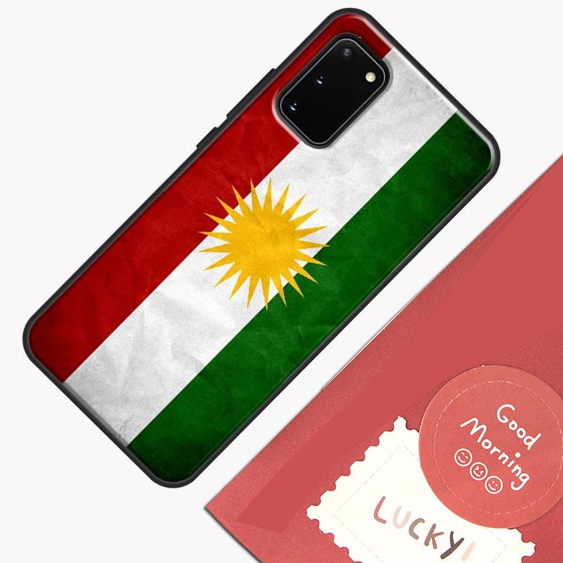 Kurdistan Flag Phone Case For Samsung Galaxy S23 S26 Ultra S20 S21 S22 S24 S25 Plus S10 S25 FE Cover Shell