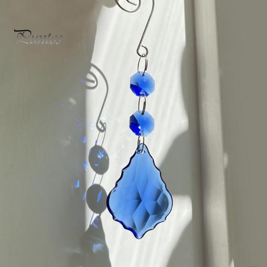 Подвеска «Ловец Солнца» Красочный дизайн в виде кленового листа Искусственный кристалл Красивое украшение Создает атмосферу Ловец света на окно