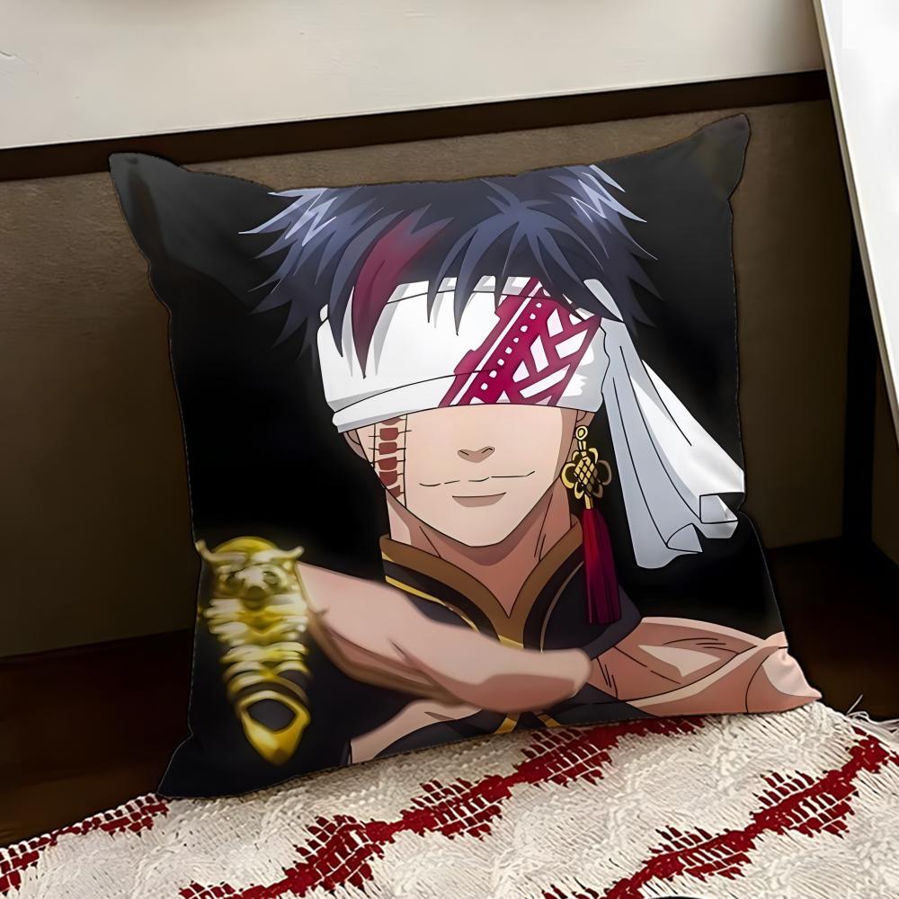 Anime RRecord of RRagnarok Cushion Cover Reversible Soft Durable Pillow Cover Home Car MultiScene Use for Daily Comfort