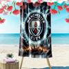 MCFC logo Print Beach Towel, Large Soft Quick Dry Towel for Beach Camping Swimming