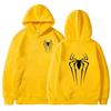 Новый мужской и женский пуловер Street Spider Print Sweatshirt Hoodie Spider Pattern Autumn and Winter Free Hoodie