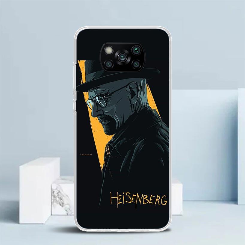 Breaking Bad WalterWhite Phone Case For Xiaomi Poco F7 Ultra X5 X6 X7 Pro M7 Redmi 15C 15 13C 13 12C 12 10C 10 10A 9 9C 9A 9T Co