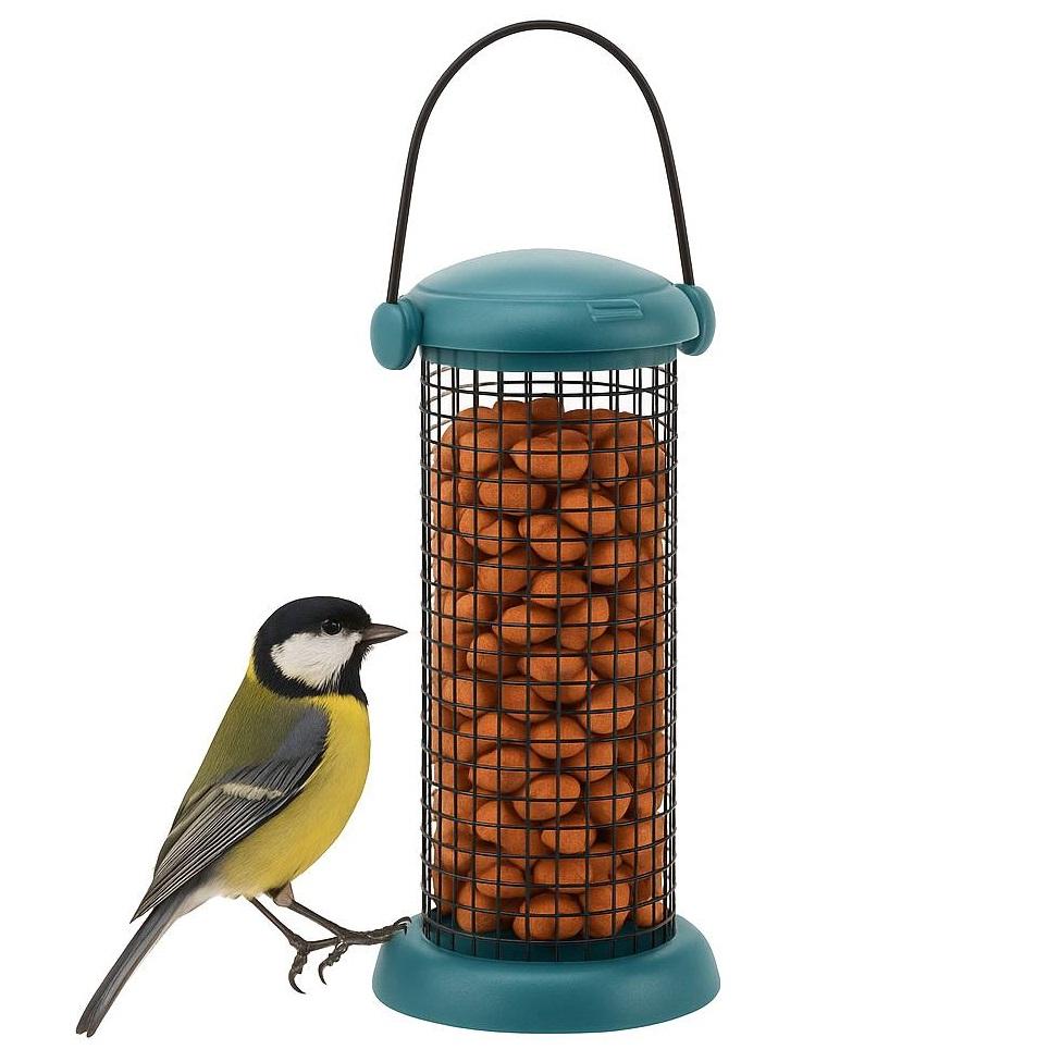 Gardenline Bird Feeder for Peanuts with Flap 9.3x8.3x21cm Eda7977
