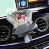 Dried Flower Car Air Freshener Car Air Outlet Aromatherapy For Girls Bouquet Auto Vent Clip Car Accessories Car Decoration