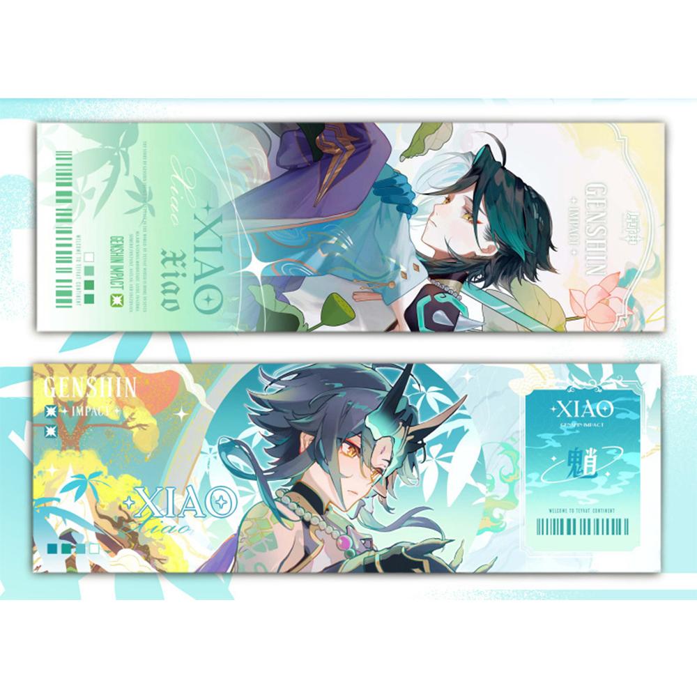 Genshin Impact, коллекционные карты, игры, закладки, Furina Neuvillette, Wriothesley Laser, двусторонний билет, аниме, карта Таро, подарок