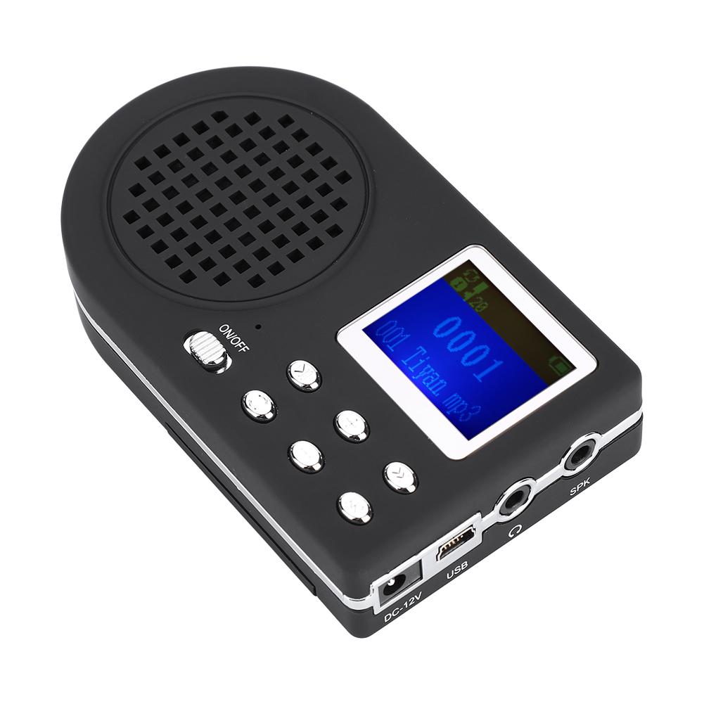 Портативный MP3-плеер звуков птиц для охоты, динамик для животных, поющее устройство, усилитель
