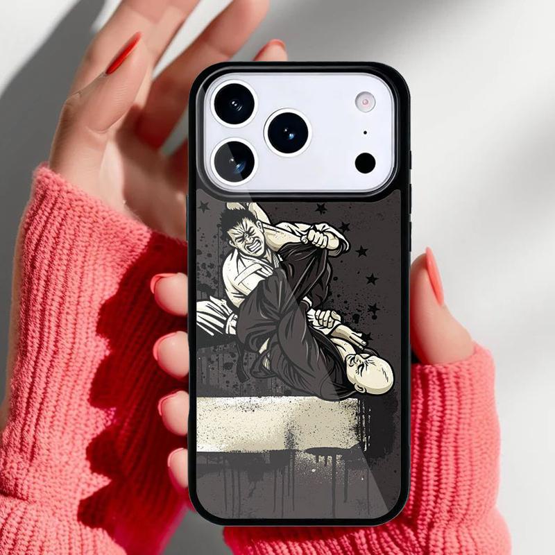 Чехол для телефона Judo BJJ Jiu Jitsu для iPhone 17 16 15 14 13 Pro Max Задняя крышка для 12 11 Pro Coque