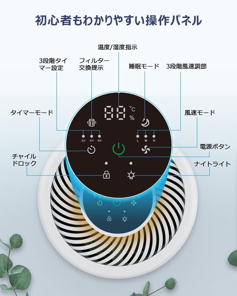 Очиститель воздуха расширенная версия совместима с циркуляцией 50 татами мощный бесшумный Пыльца экономит энергию небольшой температурой и влажностью таймер сна воздух